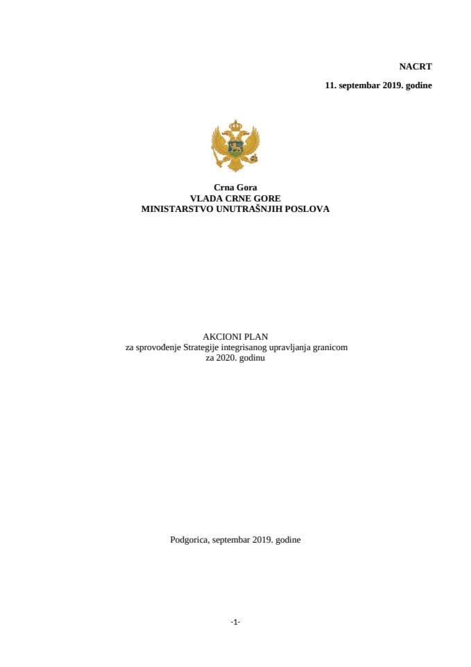 NACRT Akcionog plana 2020