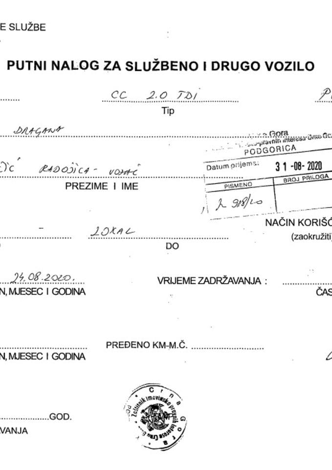 ПУТНИ НАЛОГ ОД 24 08  ДО 30 08 2020 ГОДИНЕ ПГ1