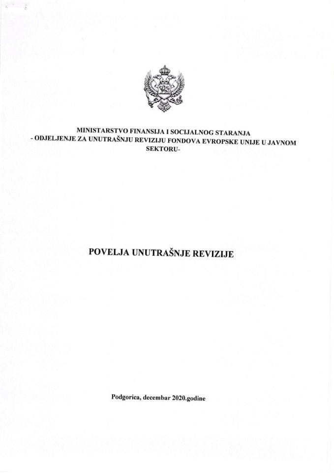 Povelja unutrasnje revizije