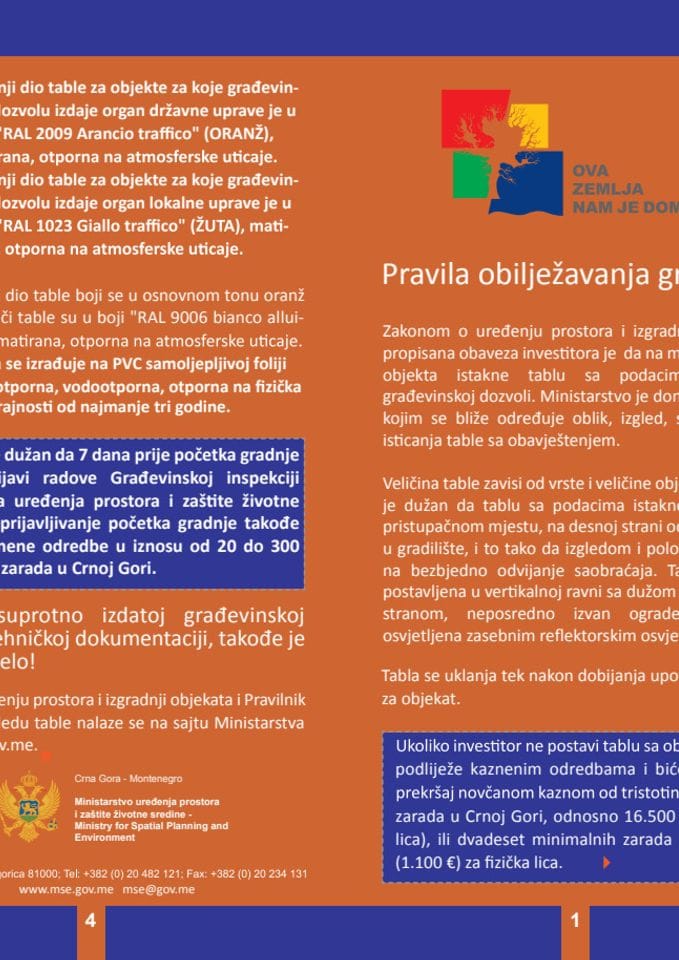 Pravila obilježavanja gradilišta