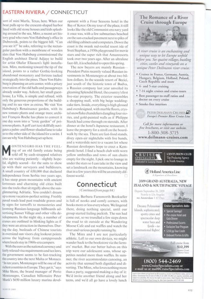 Crna Gora u prestižnom magazinu Conde Nast Traveler