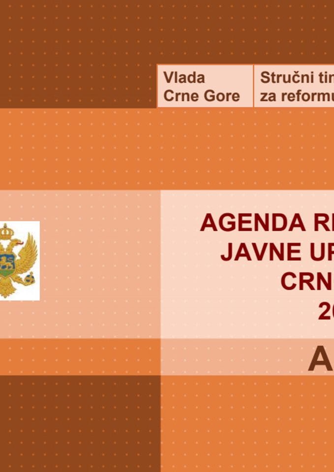 Prezentacija Agende javne uprave u Crnoj Gori 2010- 2014. (AURUM)