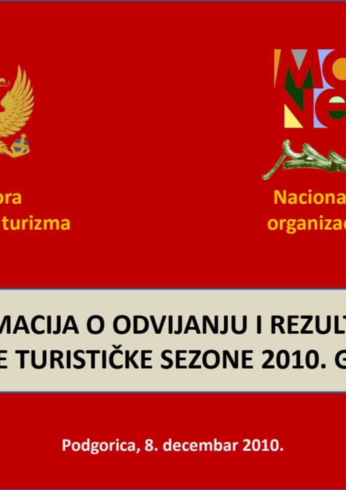 Prezentaciju o odvijanju i rezultatima ljetnje turističke sezone 2010. godine