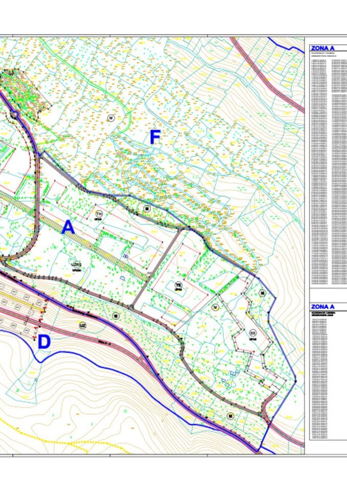 DSL VALDANOS - PARCELACIJA I UTU zona A,D i F