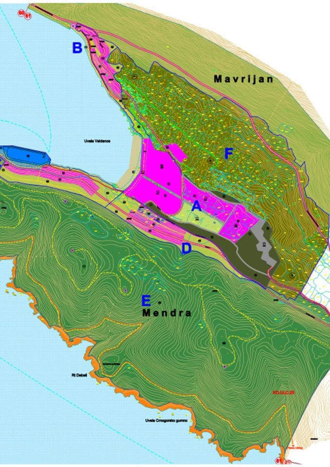 DSL VALDANOS -NAMJENA POVRSINA I DISTRIBUCIJA SADRZAJA - Plan