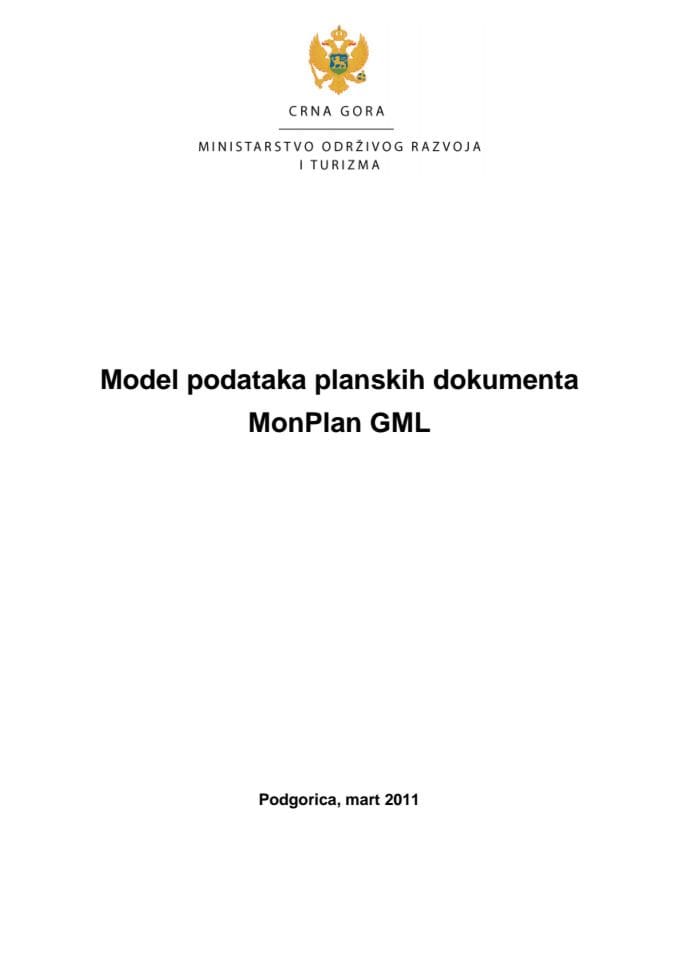 Model podataka planskih dokumenta MonPlan GML_2_0_UML-Diagrams