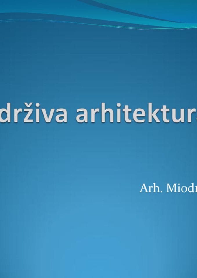 Miodrag Burzan, član Nacionalnog savjeta za održivi razvoj