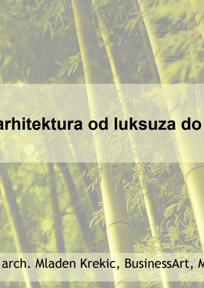 Mladen Krekić, direktor arhitektonskog biroa Business art