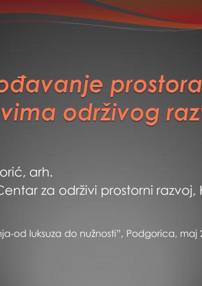 Biljana Gligorić, NVO Expeditio i zamjenik predsjedavajućeg Nacionalnog savjeta za održivi razvoj