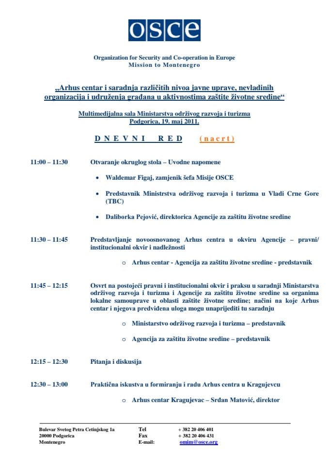 Agenda Okrugli sto 19-05-11