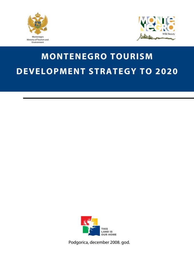 Montenegro Tourism Development Strategy To 2020