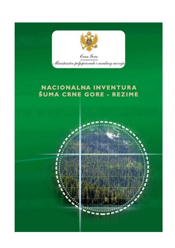 Извјештај о реализацији пројекта Националне инвентуре шума Црне Горе