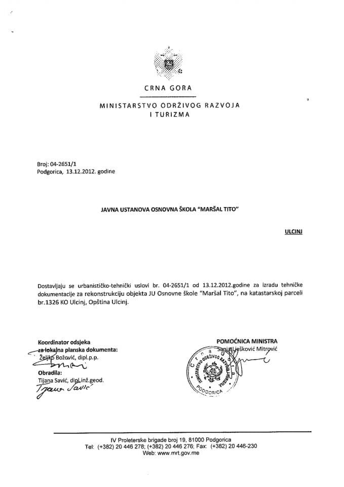 04_2651_1 Javna ustanova osnovna skola Marsal Tito