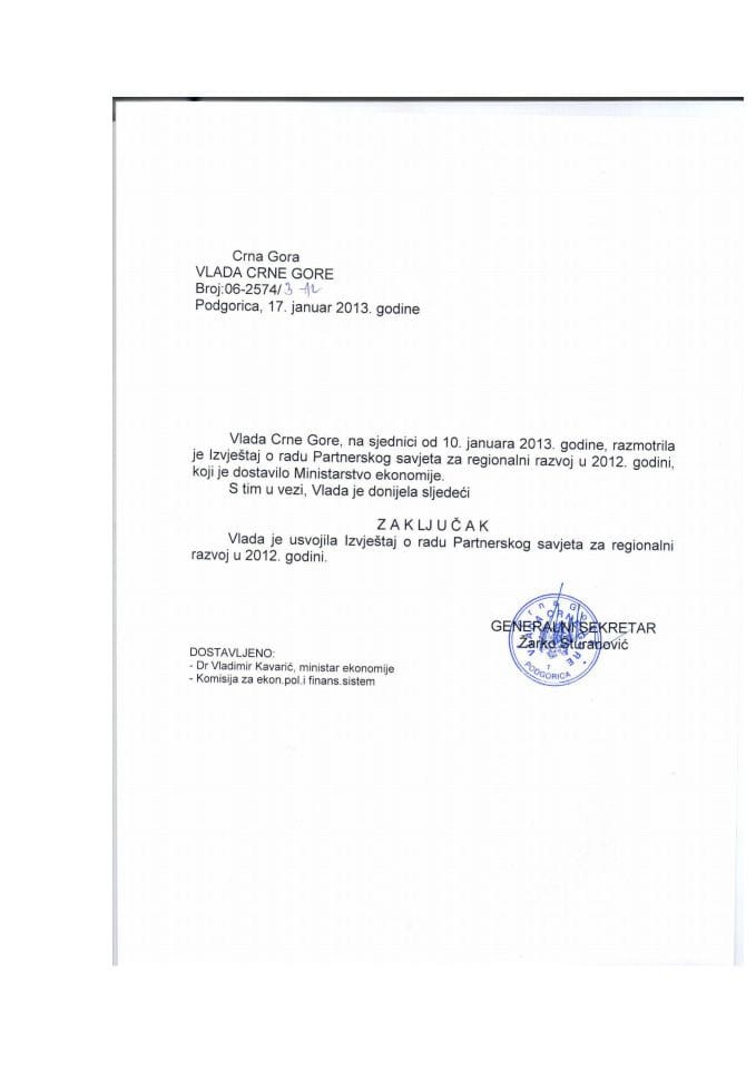 zaključci partnerski savjet