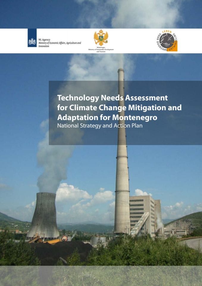 Technology Needs Assessment for Climate Change Mitigation and Adaptation for Montenegro - National Strategy and Action Plan