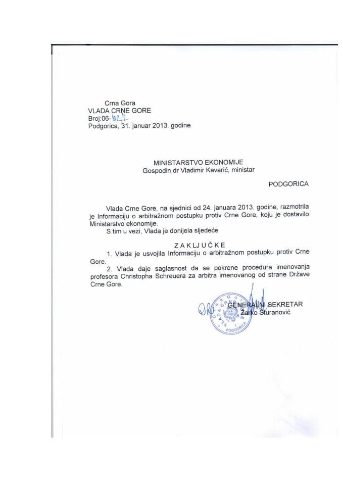 Zaključak-Informacija