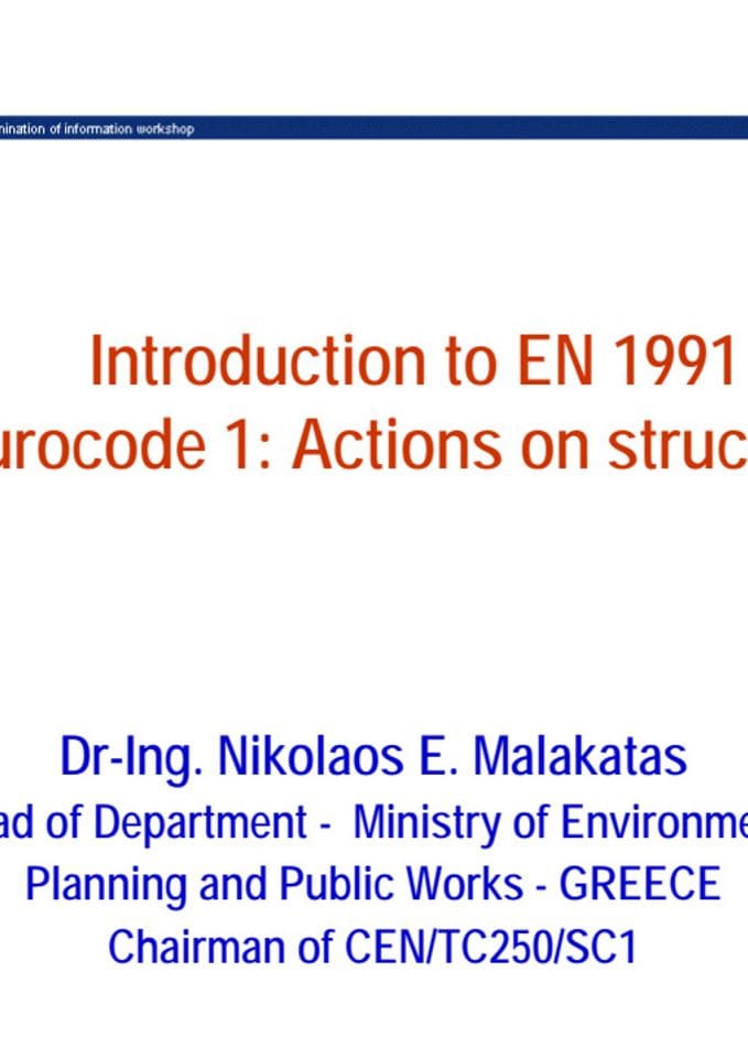 EN1991_introduction