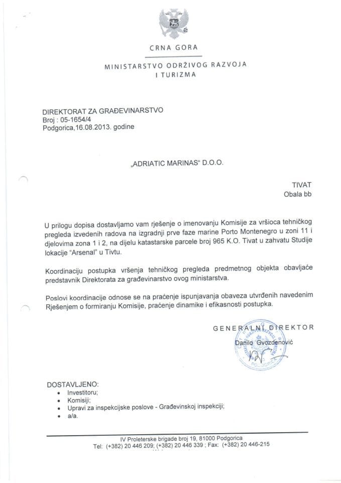 05-1654-4 Adriatic Marinas doo