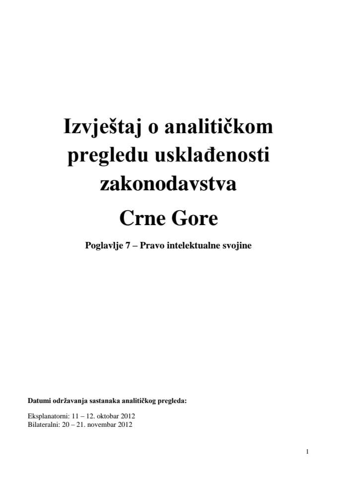 24. X 13 Izvještaj sa skrininga - Pravo intelektualne svojine