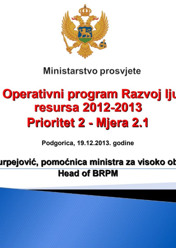 Мубера Курпејовић - приоритет 2 мјера 2 1