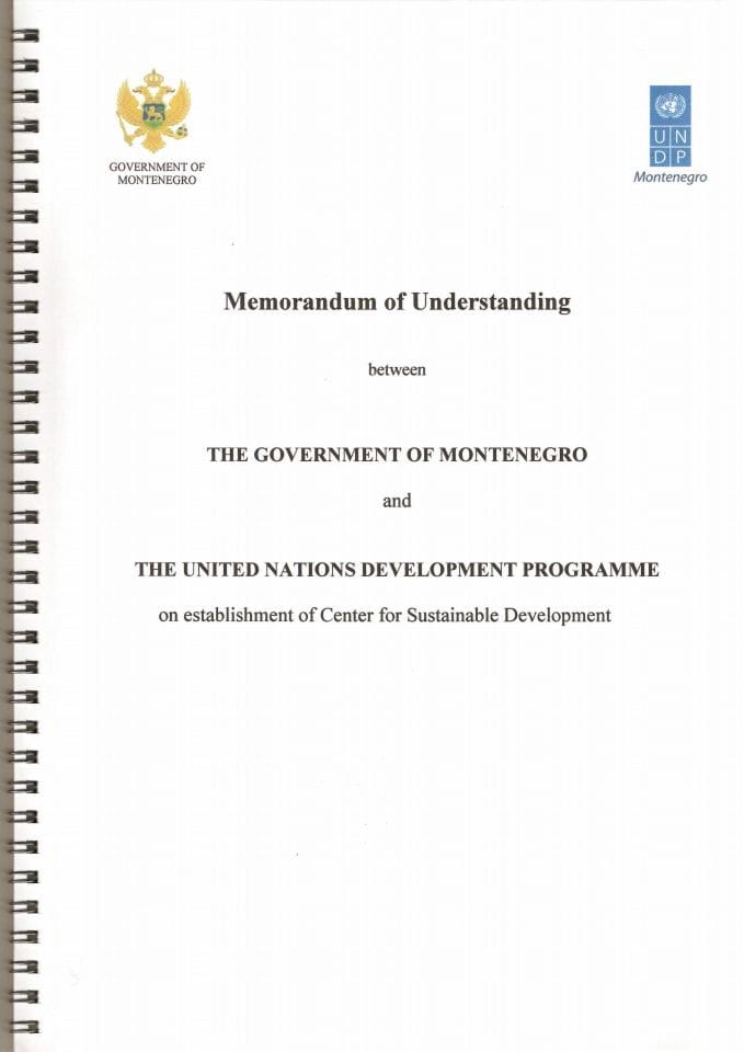 CSD Memorandum of Understanding signed