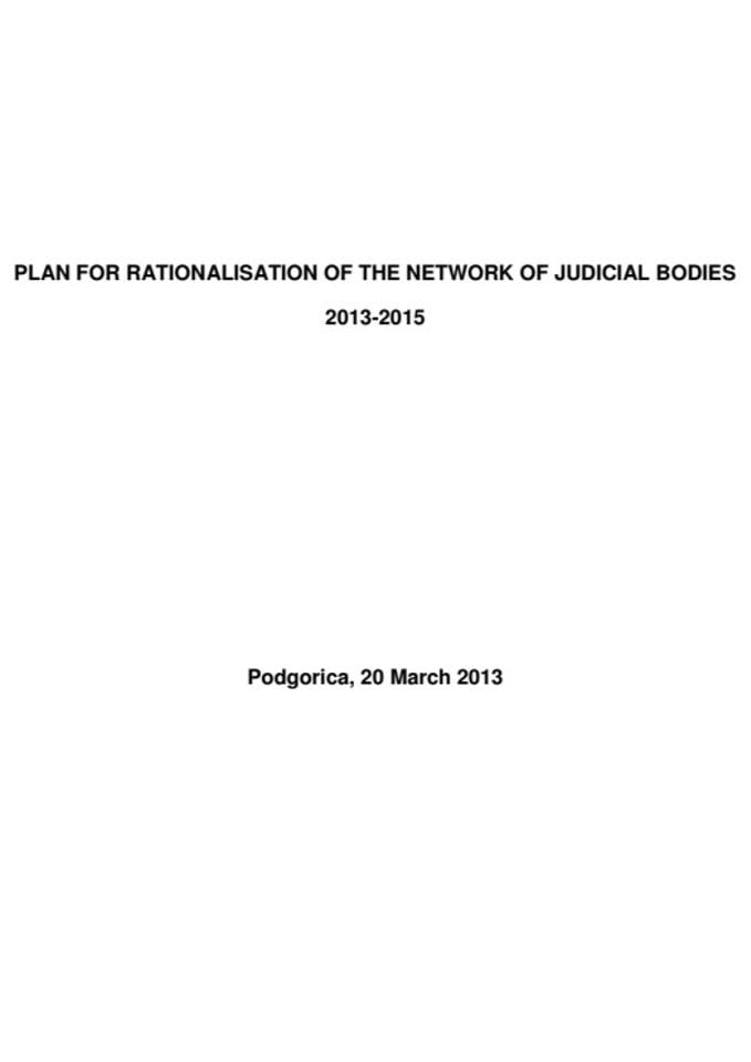 Judicial Network Reorganisation Plan februar 2014