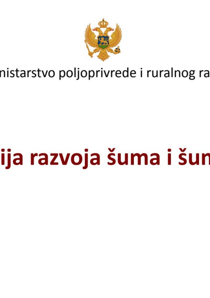 2014 04 03 - Petar Ivanovic - Strategija razvoja sumarstva i drvne industrije 2014-2023