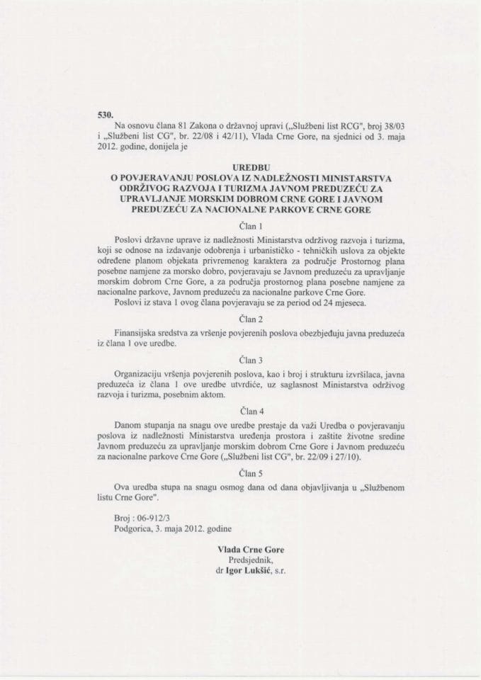 Uredba o povj JPNP I JPMD