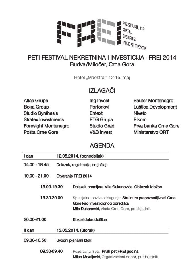 FREI 2014 - Agenda (1)