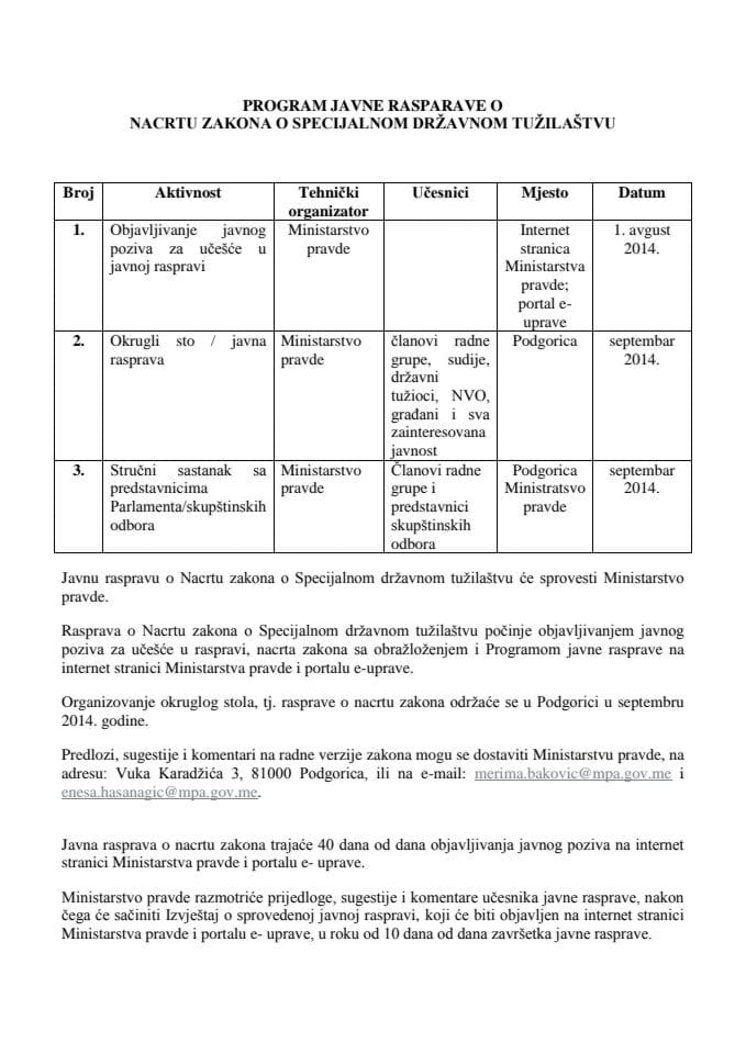 Program javne rasprave