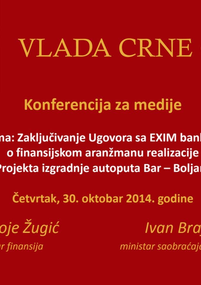 2014 10 30 - Radoje Zugic i Ivan Brajovic - autoput - potpisivanje