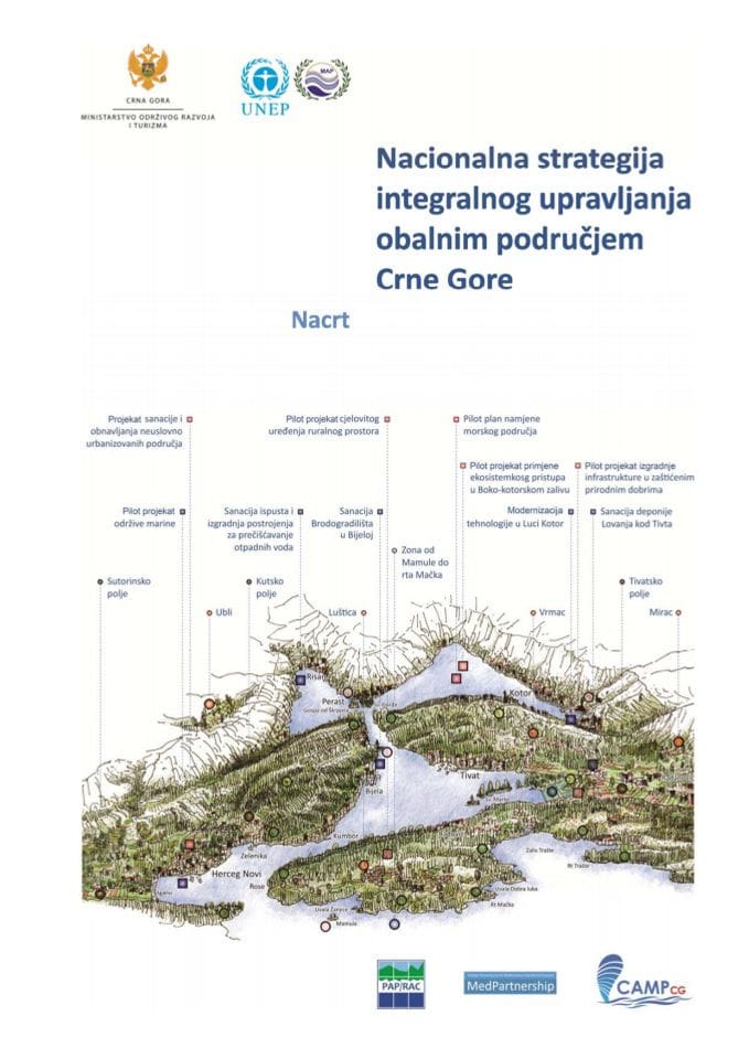 Nacrt Nacionalne strategije integralnog upravljanja obalnim područjem Crne Gore