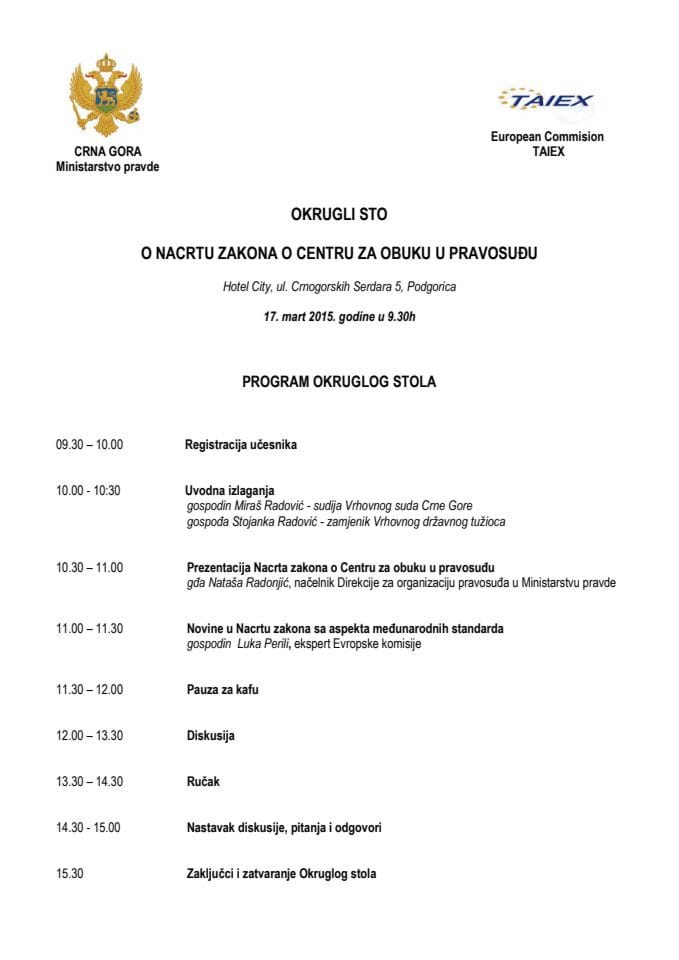 Program okruglog stola