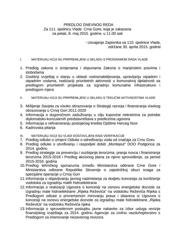 PREDLOG DNEVNOG REDA 111-2015 biro