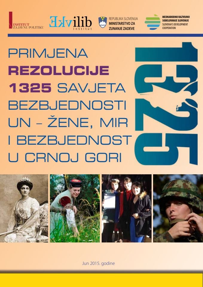 Primjena Rezolucije 1325 SB UN - zene, mir i bezbjednost u CG