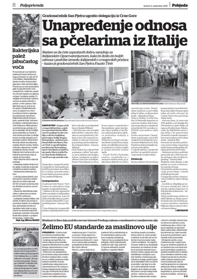 DN Pobjeda, 5.sept 2015