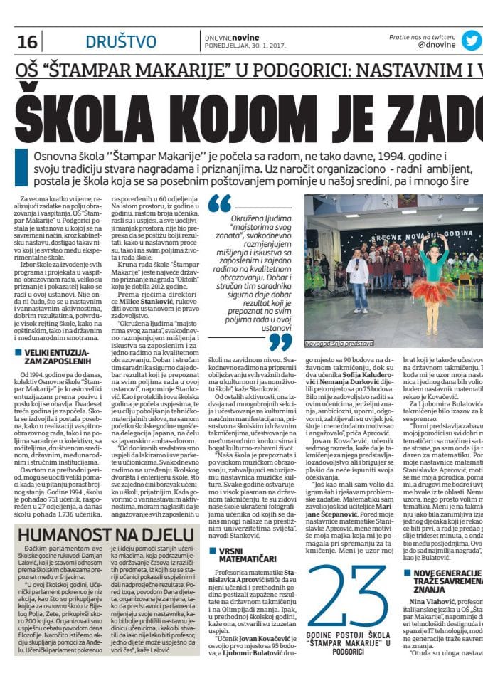 DN JU OŠ Štampar Makarije