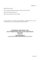 Tenderska dokumentacija za otvoreni postupak javne nabavke za nabavku usluga zakupa internet kapaciteta