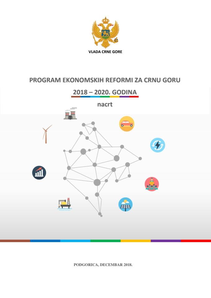 Program ekonomskih reformi za Crnu Goru za period 2018-2020. godina - NACRT