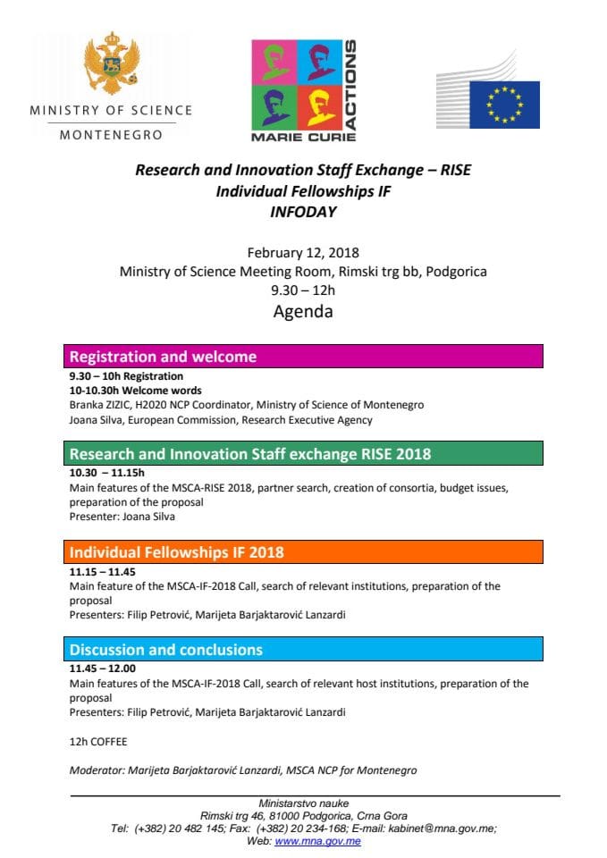 Agenda MSCA - 12.feb2018