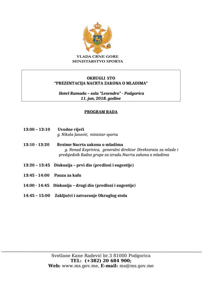 Agenda Podgorica