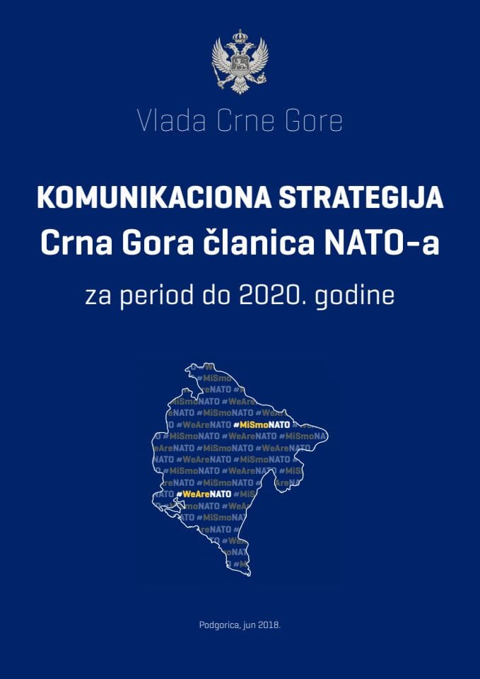 Предлог комуникационе стратегије - Црна Гора чланица НАТО-а за период до 2020. године