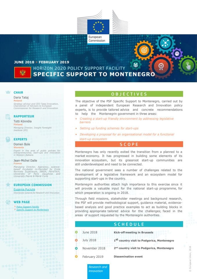 PSF Montenegro_factsheet