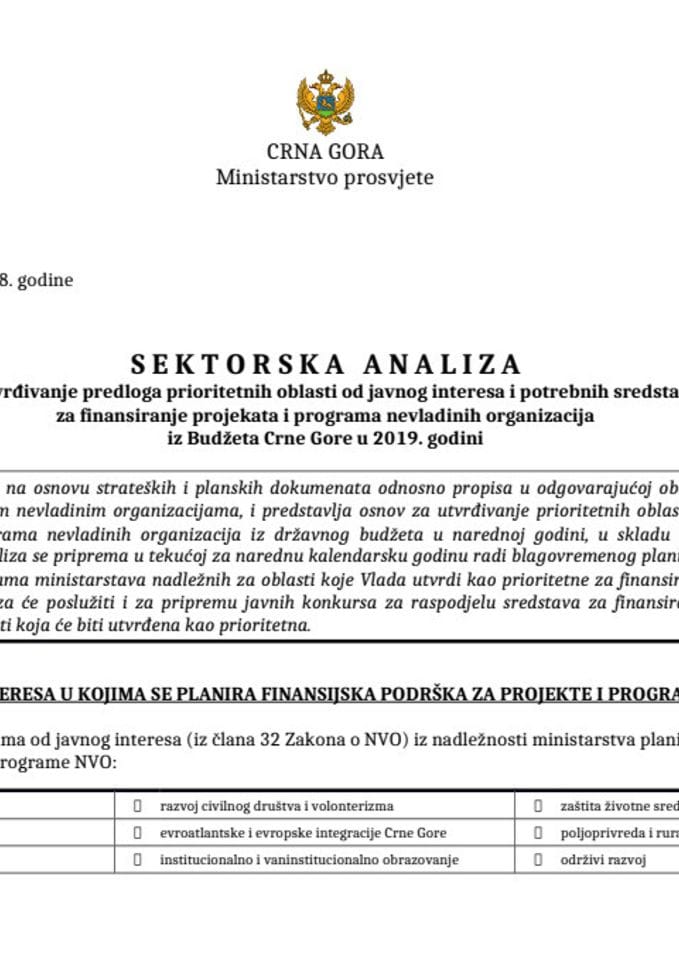 Sektorska analiza inkluzivno obrazovanjeIvana sektorska