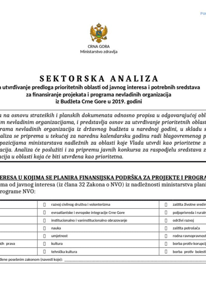 Sektorska analiza oblast zavisnosti-Droge 2019g