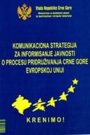 Komunikaciona strategija za informisanje javnosti o procesu pridruživanja Crne Gore Evropskoj uniji 2004