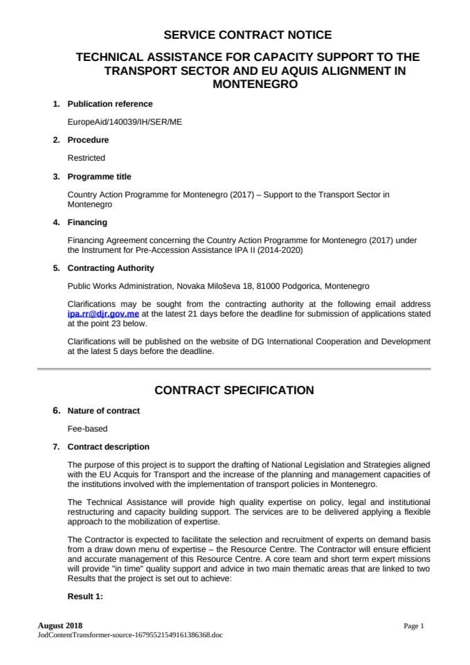 Contract notice (1)