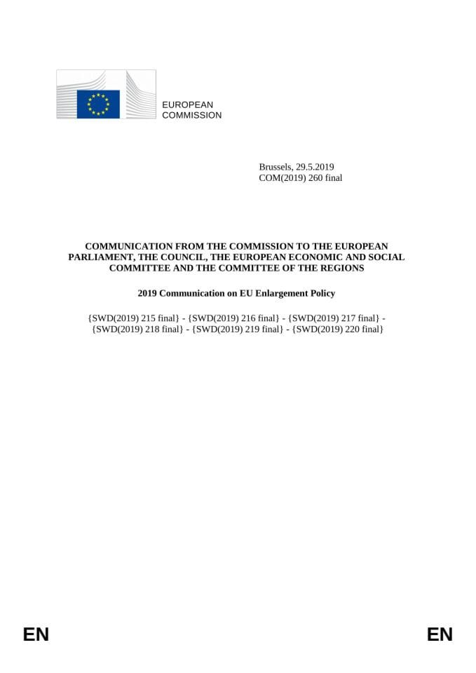 Komunike o procesu proširenja EU ENG