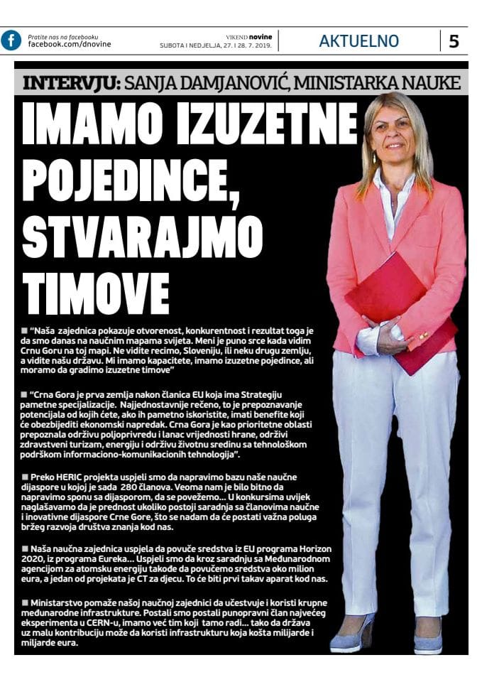 Imamo izuzetne pojedince, stvarajmo timove