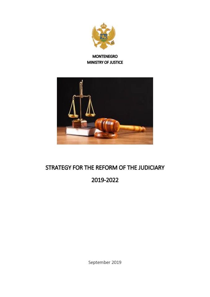 Strategy for the Reform of the Judiciary 2019-2022